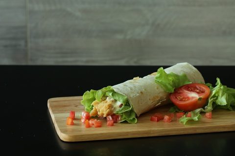 Mediterranean Chicken Wrap