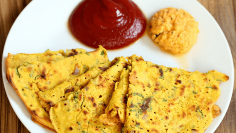 Besan Vegetable Pudla: Healthy Vegan Recipe for PCOS