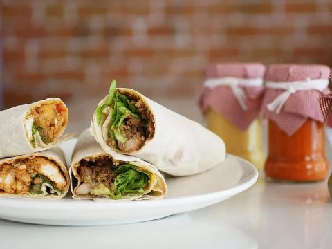 Healthy Vegetable bean Burrito