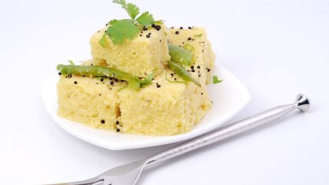 Kuttu Moong Dal Dhokla