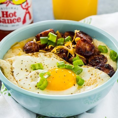 Pumpkin lasagna topped with egg whites