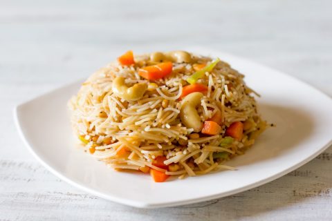 Vermicelli Veg Egg Dish